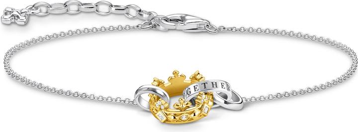 Immagine prodotto Thomas Sabo Bracciale corona d'oro (19 cm, Argento 925)