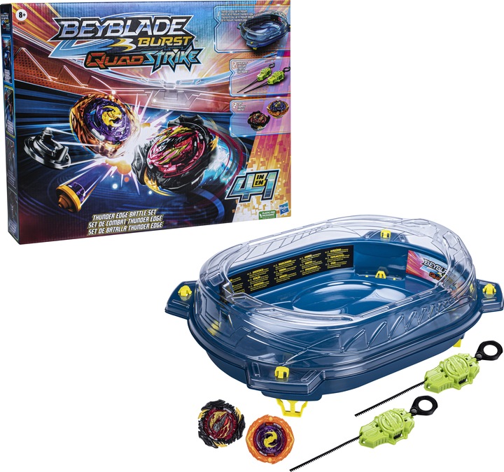 Produktbild Hasbro Beyblade Burst Quad Strike Thunder Edge Battle Set (Multilingual)