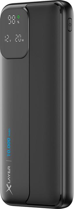 Image du produit Xlayer Powerbank Rapid 10.000 mAh schwarz (10000 mAh, 20 W, 37 Wh)
