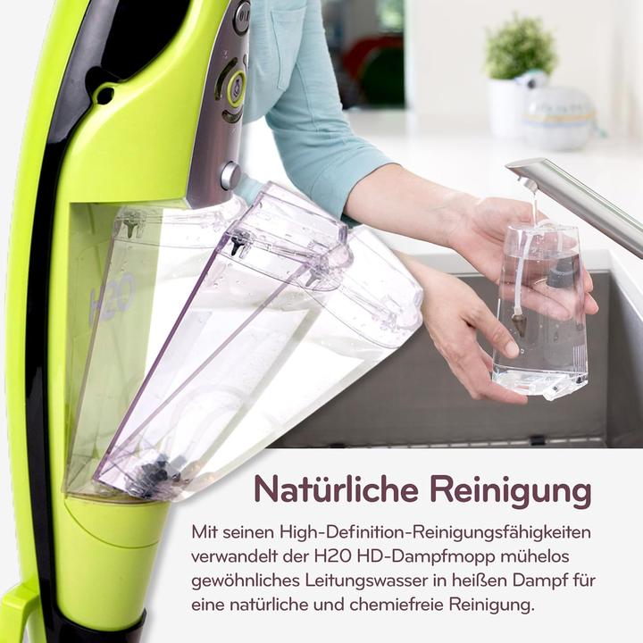 Produktbild H2O HD Dampfreiniger & Dampfbesen (1500 W)