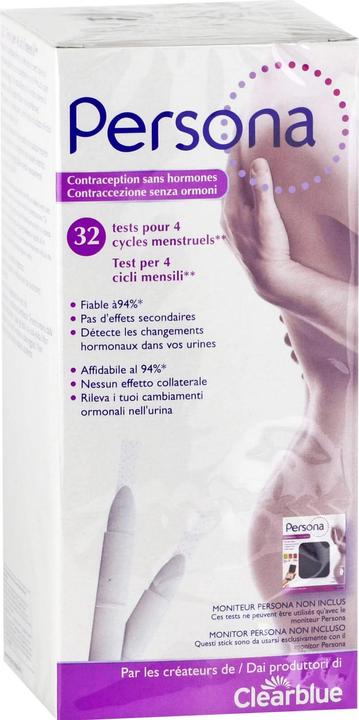 Actual product image Persona Test sticks for contraception monitor