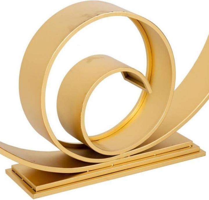 Image du produit Console d'entrée en métal doré (120 x 40 x 85 cm)