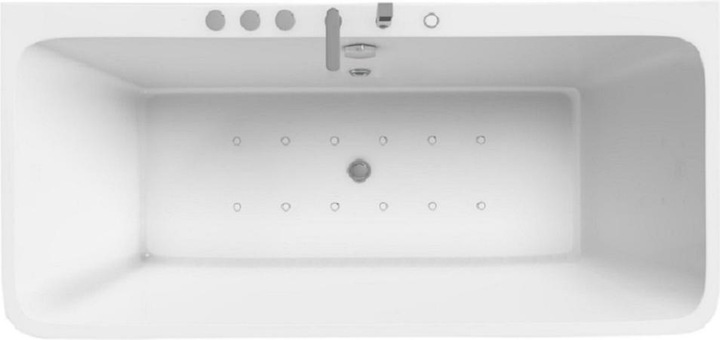 Jet-Line Whirlpool Badewanne VALLERIE weiss