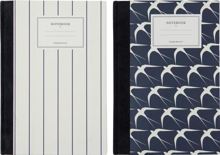 Immagine prodotto House Doctor Notebook, HDNote, Dark blueSand (Righe)