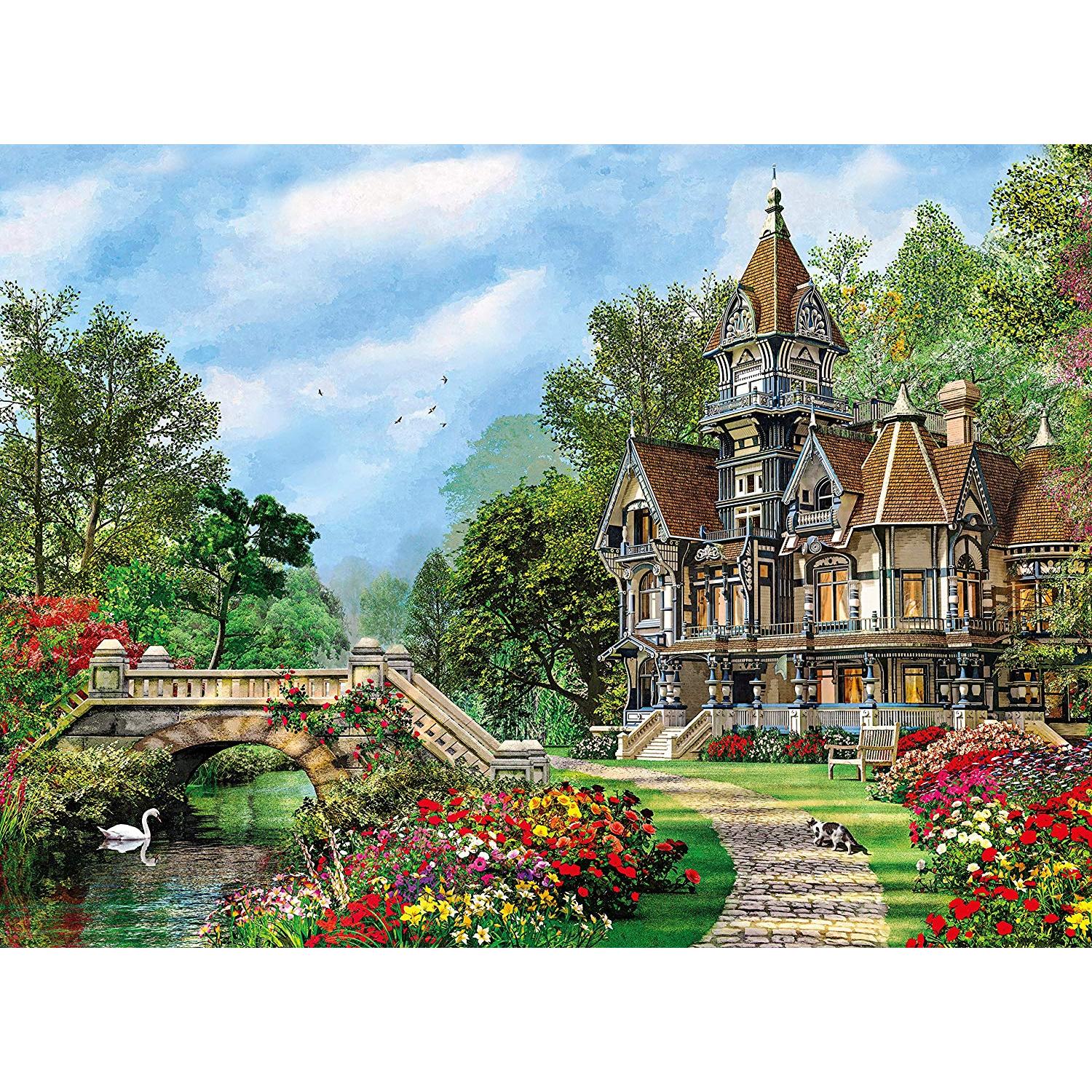 Thumbnail - Clementoni PUZZLE 500 EL HQ Old Waterway Cottage (500 Teile)