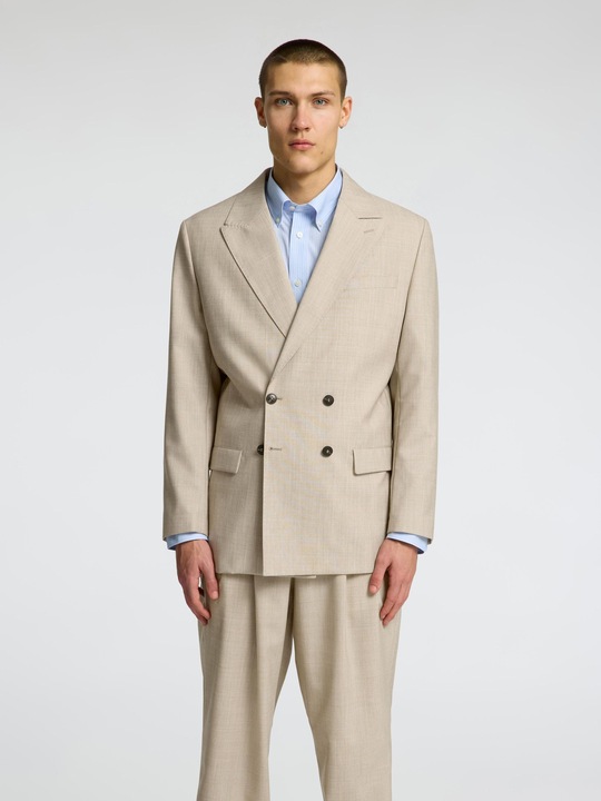 Actual product image Selected Homme 100% Woll Zweireihiger Blazer (50)