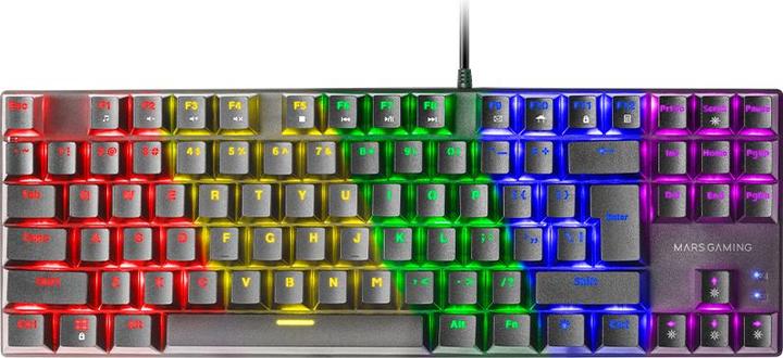 Image du produit Mars Gaming MK80 Clavier mécanique pour jeux RGB / Brown Switch / US (US, Filaire)