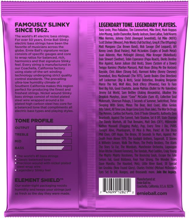 Produktbild Ernie Ball Slinky Power (5 x, E-Bass, 0.14")