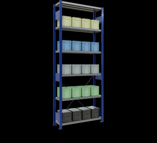 Actual product image Schulte Lagertechnik MULTIplus330 basic racking system with cross brace