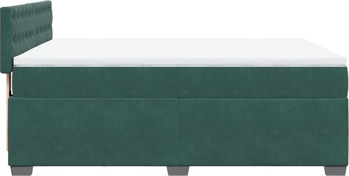 Produktbild vidaXL Bo x springbett mit Matratze 160 x 200 cm Samt (160 x 200 cm)