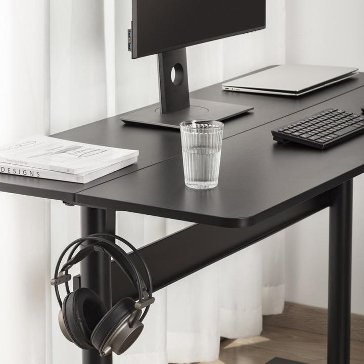 Actual product image Ergo Office Desk with top 140x68cm gas pressure spring height-adjustable for employees standing up (140 x 68 cm)