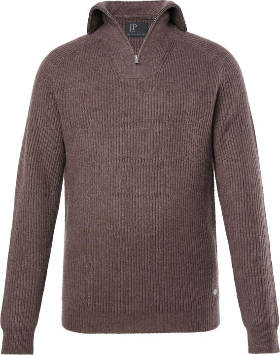 Actual product image JP1880 knitted half-zip, zip collar, up to 7 XL (L)