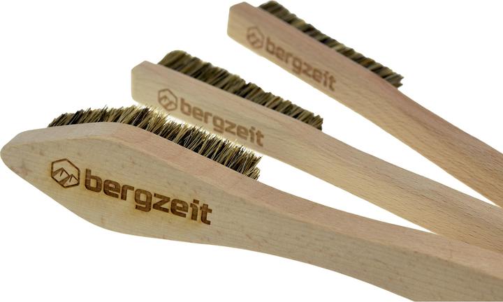 Actual product image Super Natural Bergzeit boulder brushes set of 3
