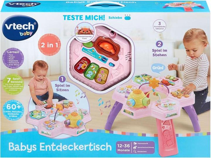 Actual product image VTech Babys Entdeckertisch pink (German, 1 - 3 years)