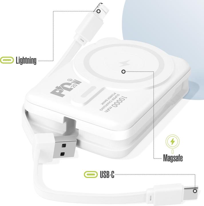 Image du produit Moxie Banque d'alimentation MagSafe de 10 000 mAh (10000 mAh)