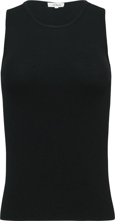 Actual product image S.Oliver Strickpullunder Geripptes Feinstrick-Top im Slim Fit (40)