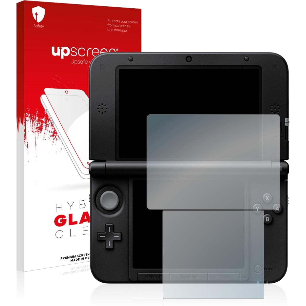 upscreen Scratch Shield Panzerglasfolie (3DS XL), Weiteres Gaming Zubehör, Transparent