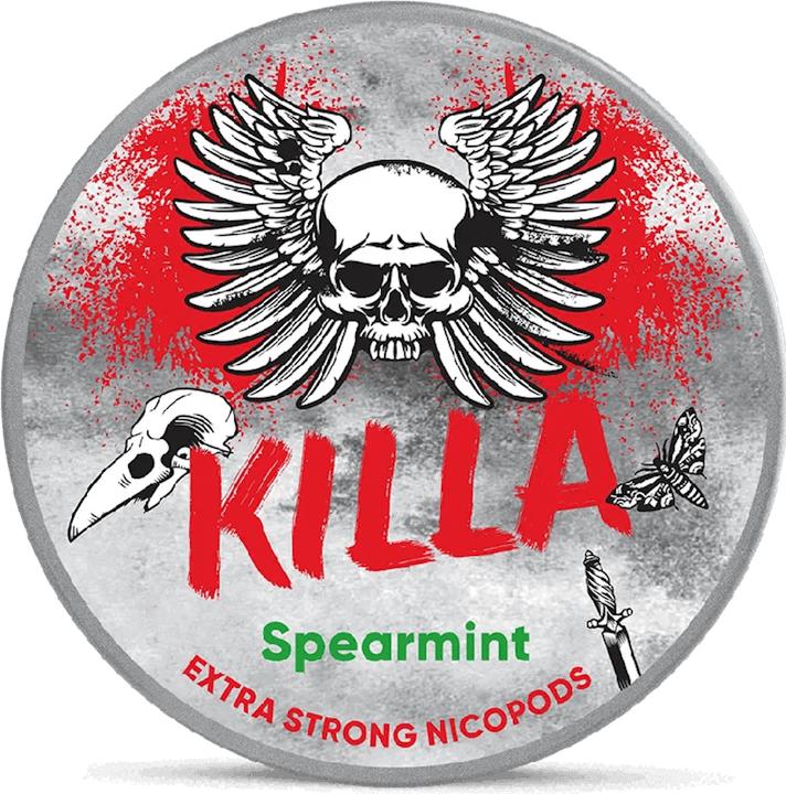 Killa Spearmint (Snus senza nicotina, 16000 mg)