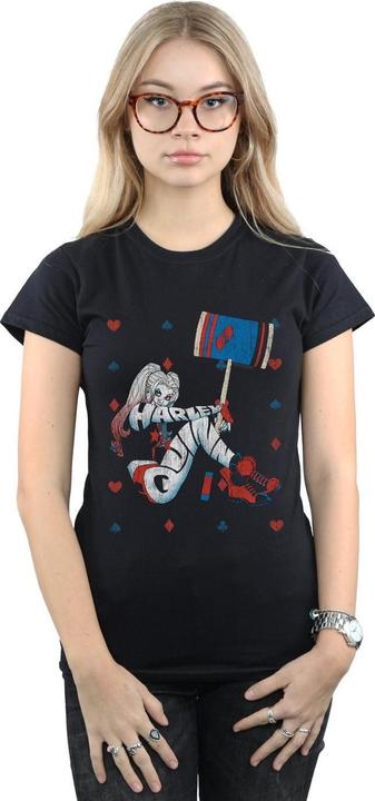 Immagine prodotto Maglietta da donna/ragazzo Harley Quinn Playing Card Suit in cotone (S)