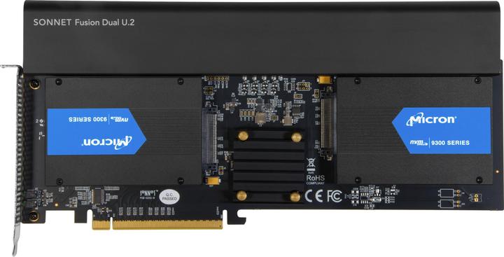Actual product image Sonnet Fusion Dual U.2