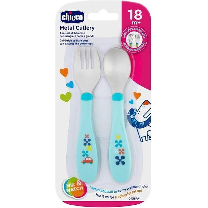 Thumbnail - Chicco, Kindergeschirr + Kinderbesteck, Set
