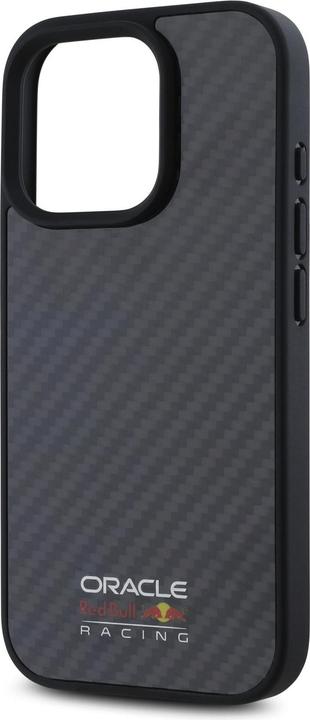 Actual product image Red Bull RBHMP16L24CFILSK iPhone 16 Pro 6.3" hardcase black Carbon Fiber Shiny Logo MagSafe (Apple iPhone 16 Pro)