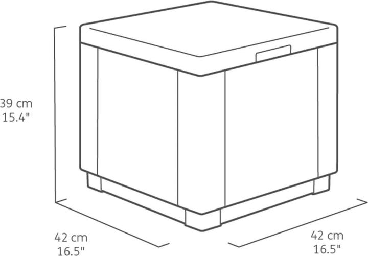 Produktbild Allibert Cube cappuccino