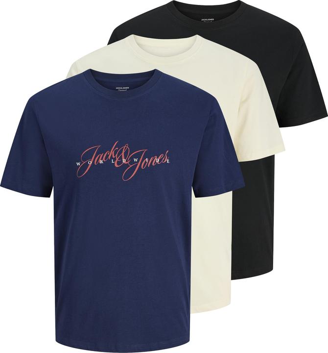 Actual product image Jack & Jones T-Shirt Inwood Kurzarmshirt im Dreierpack (M)