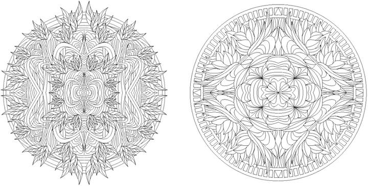 Produktbild Blumen-Mandalas (Ausmalbuch zur kreativen Stressbewältigung)