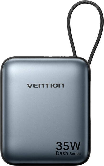 Produktbild Vention Powerbank FHEH0 10000mAh 35W (Szary) (10000 mAh, 35 W, 35 Wh)
