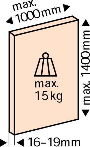 Produktbild HAWA Schiebetürbeschläge -CLIPO 15 H, Mixslide