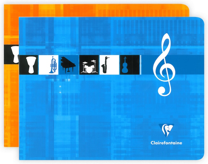 Actual product image Clairefontaine Music book (17 x 22 cm, Lined, Soft cover)