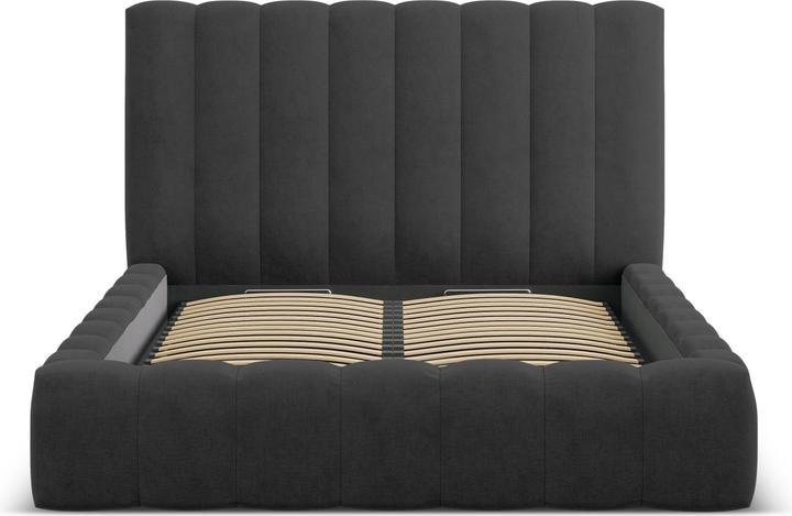 Actual product image Micadoni Storage Bed With Headboard, "Kelp", 230x185x125Made in Europe (160 x 200 cm)