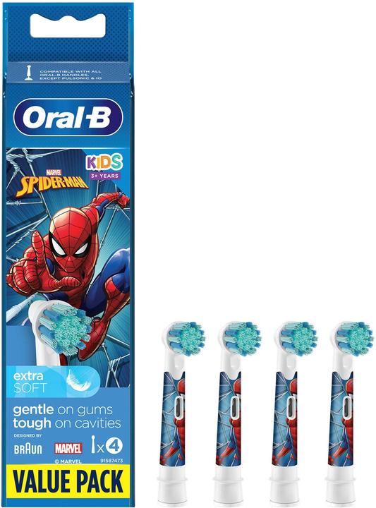 Actual product image Oral-B Replacement for electric toothbrush EB10 4 FFS SPIDERMAN (4x)