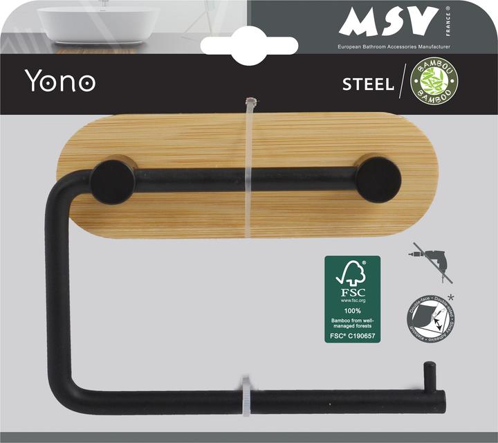 Actual product image MSV Roll holder black Yono