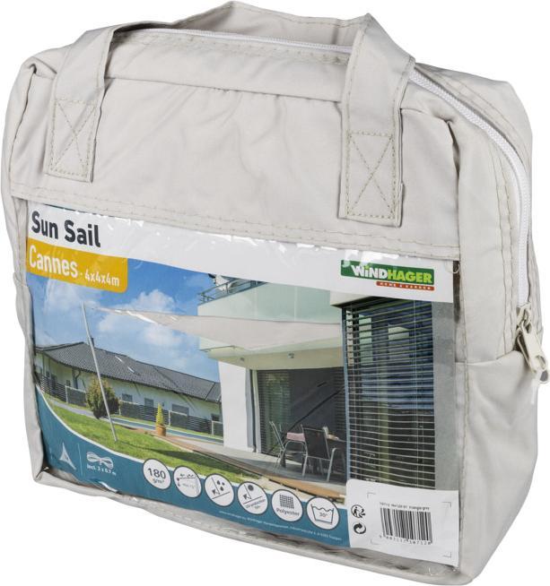 Produktbild Windhager SunSail CANNES Dreieck (4 x 4 x 4 m)