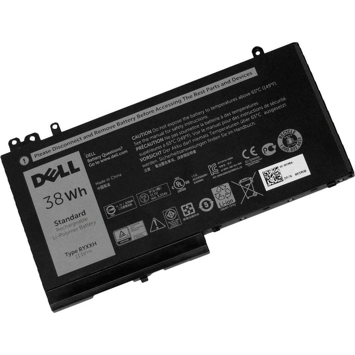 Dell Battery, 38WHR, 3 Cell (3 Zellen), Notebook Akku