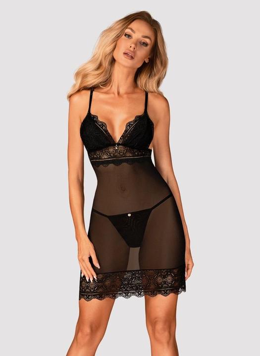 Produktbild Obsessive Renelia Chemise & Thong S/M (M, S)