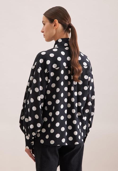 Immagine prodotto Seidensticker Camicetta con Stampa Oversize, Maniche Lunghe e Arricciature (34)