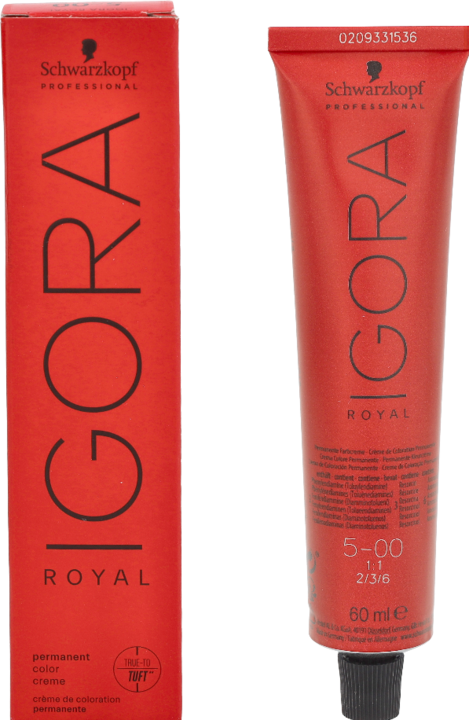 Image du produit Schwarzkopf Professional Igora Royal (5-00 Marron clair naturel extra extra naturel)