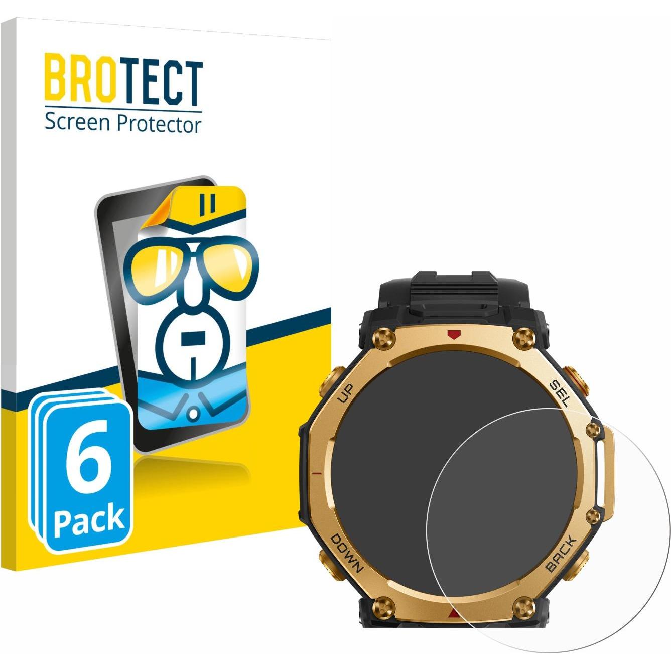 BROTECT Pellicola Trasparente, Pellicola protettiva per smartwatch, Trasparente