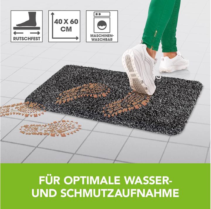 Produktbild Gourmetmaxx Fussmatte Magic Step 60 cm x 40 cm