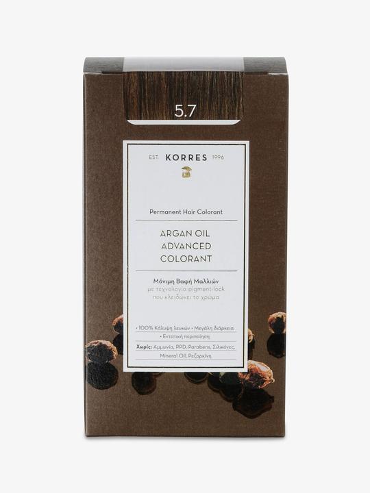 Immagine prodotto Korres Colore per capelli all'olio di argan (5.7 Marrone cioccolato chiaro)