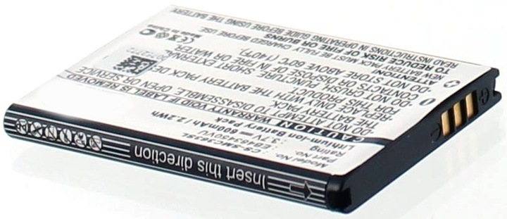Actual product image AGI 32880 - Battery - Samsung - GT-S5350 - Black - Lithium-Ion (Li-Ion) - 600 mAh