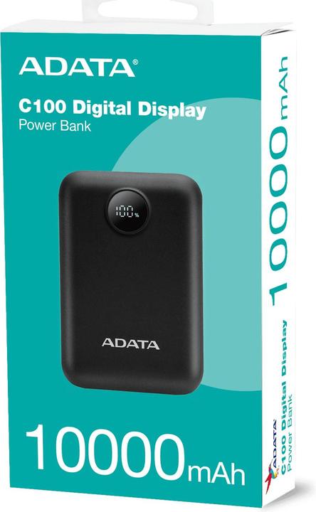 Image du produit Adata Powerbank P10022-12 10000 mAh, Akkutyp: Lithium-Polymer (10000 mAh, 20 W, 37 Wh)