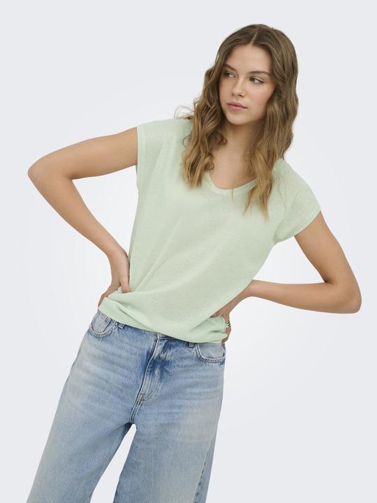 Immagine prodotto Only Onlsilvery S/S V Neck Lurex Top Jrs Noos (M)