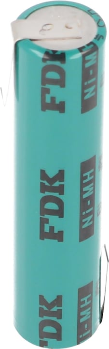 Produktbild FDK Akku Sanyo HR-AAAU NiMH Akku Micro AAA Flattop mit Lötfahne Z-Form (AAA, 730 mAh)