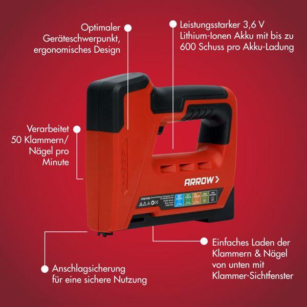 Image du produit Arrow Akkutacker ET501C (Agrafeuse)