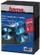 Image du produit Hama Boîtier vide pour DVD Triple Box, paquet de 5