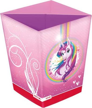 Roth Corbeille à papier Portrait de licorne en carton 10 litres (10 l)